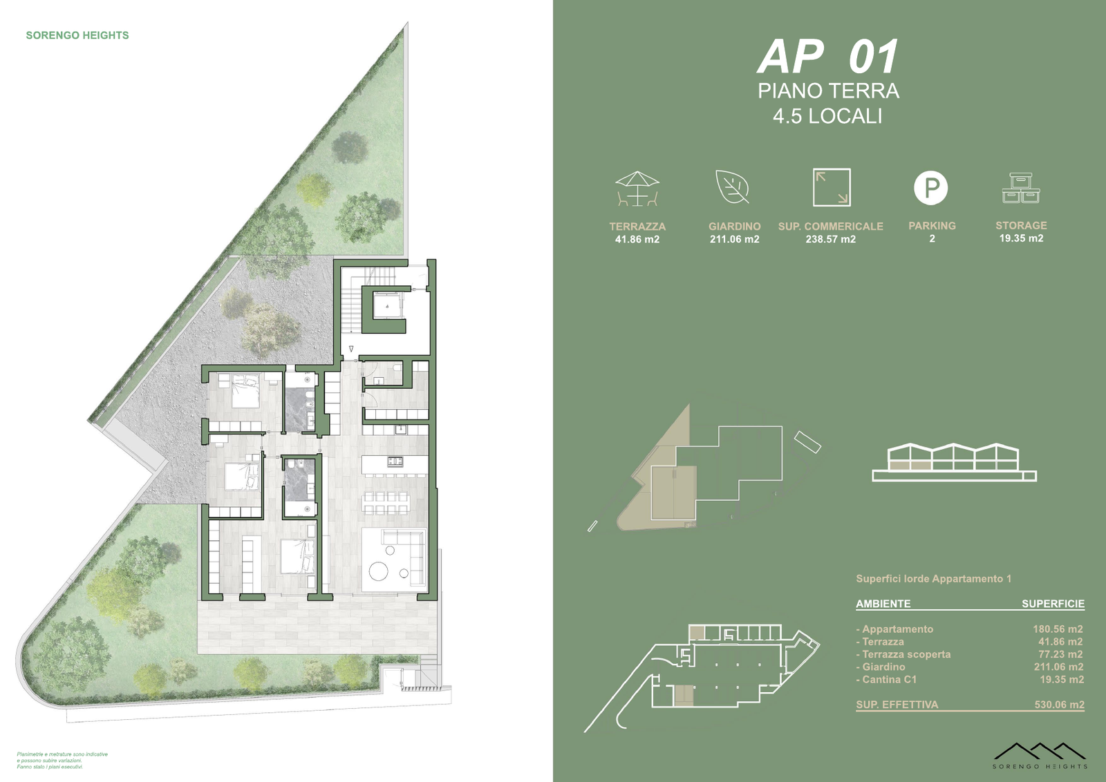 Planimetria originale AP 01