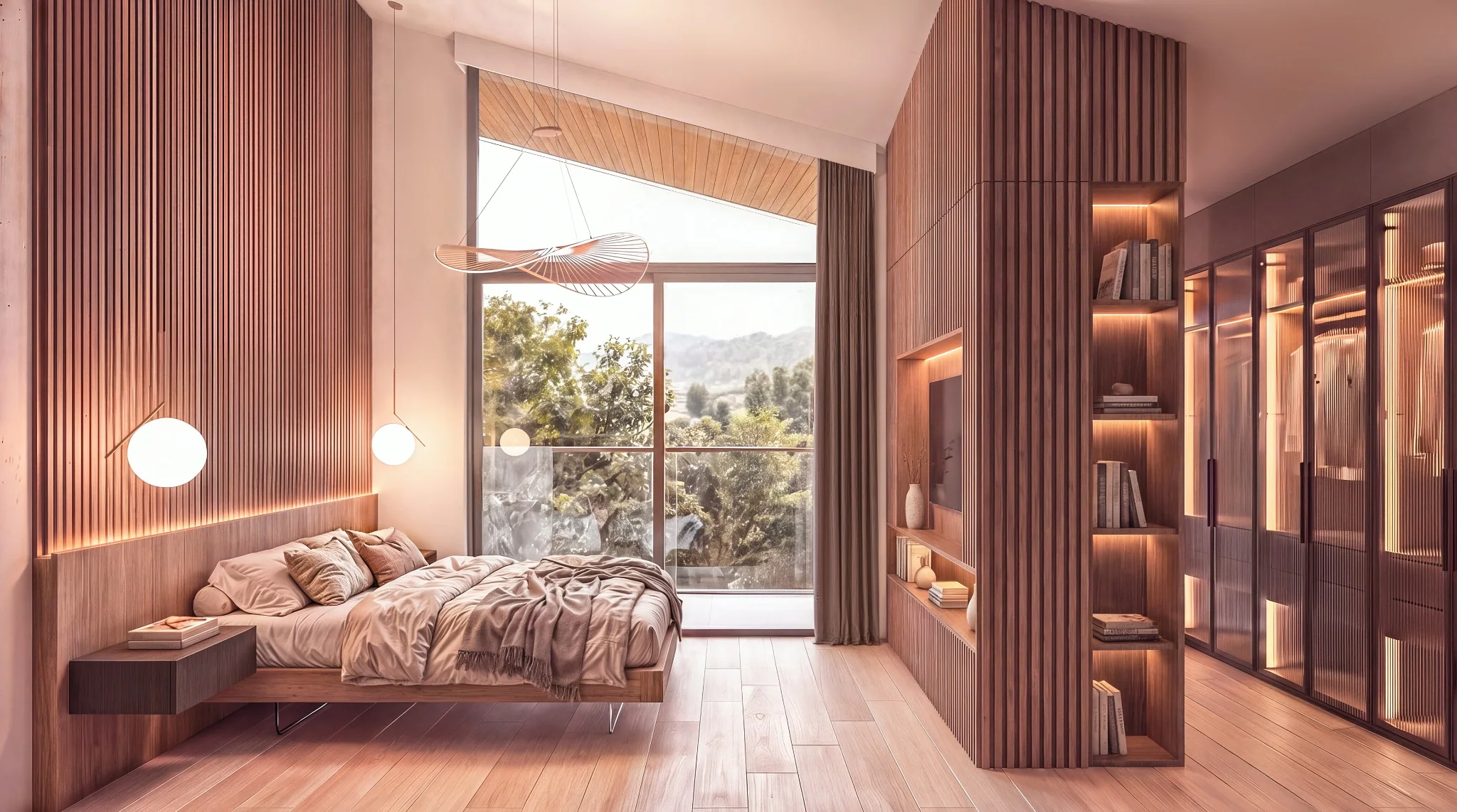 Rendering originale camera padronale